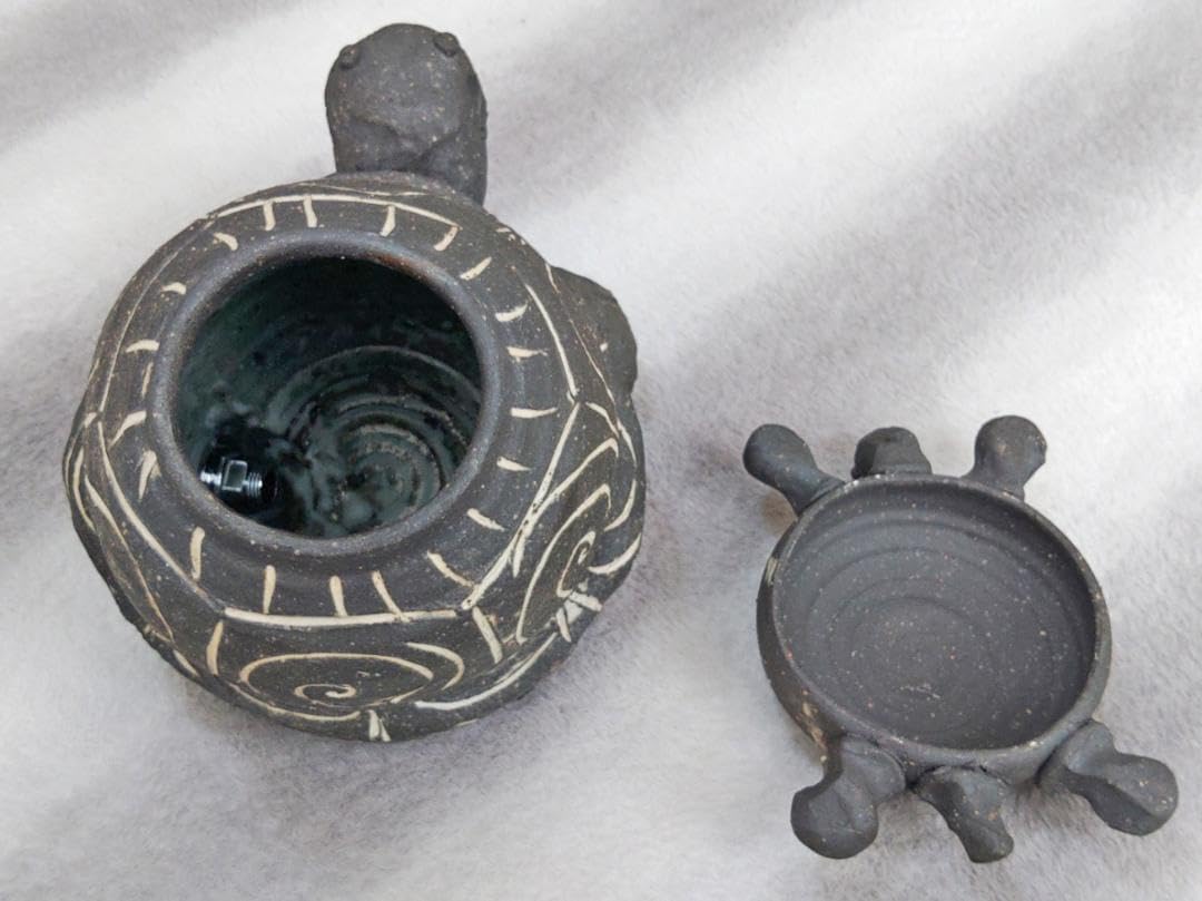 愛嬌のある陶器の亀の焼酎サーバー ディスペンサー 陶器の置物 実用